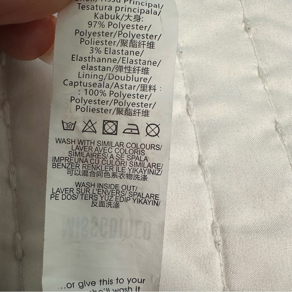 Missguided Casual Women's High Waist Royal Blue Neutral Shorts with Side Zipper - Picture 9 of 9